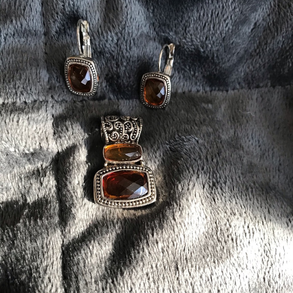 Slide & earring set